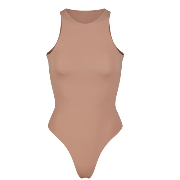 Skims‎ Bodysuit Essential Sleeveless Crew Neck One Piece Top Sienna Size 2X - Picture 1 of 6